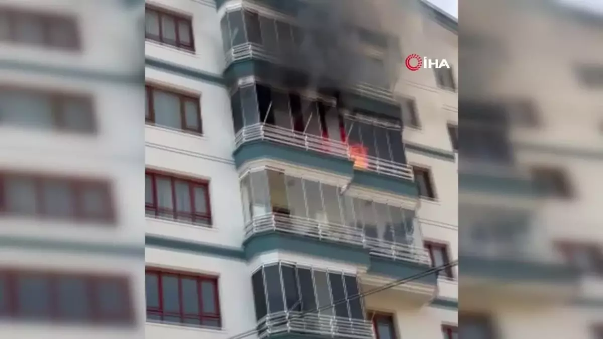 Ankara’da Apartman Yangını: Yaralı Hastaneye Kaldırıldı