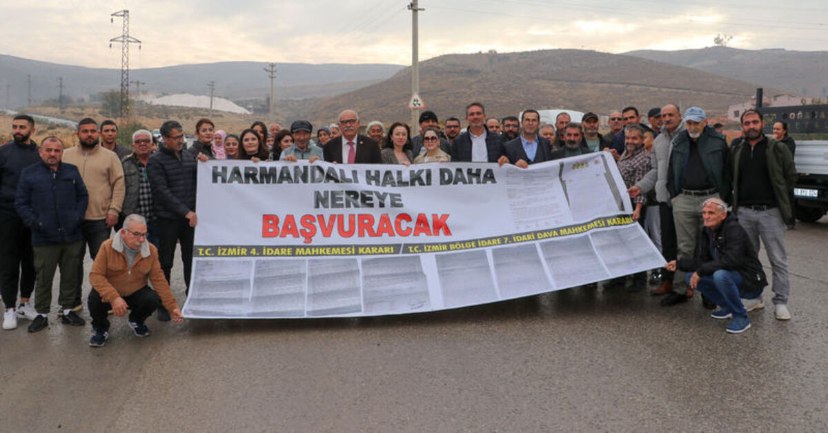 İzmir’de katı atık depolama tesisinin kapatılmaması protesto edildi