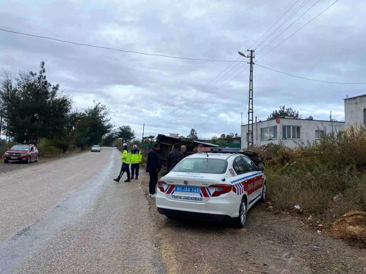 Osmaniye’de Okul Servisi Takla Attı