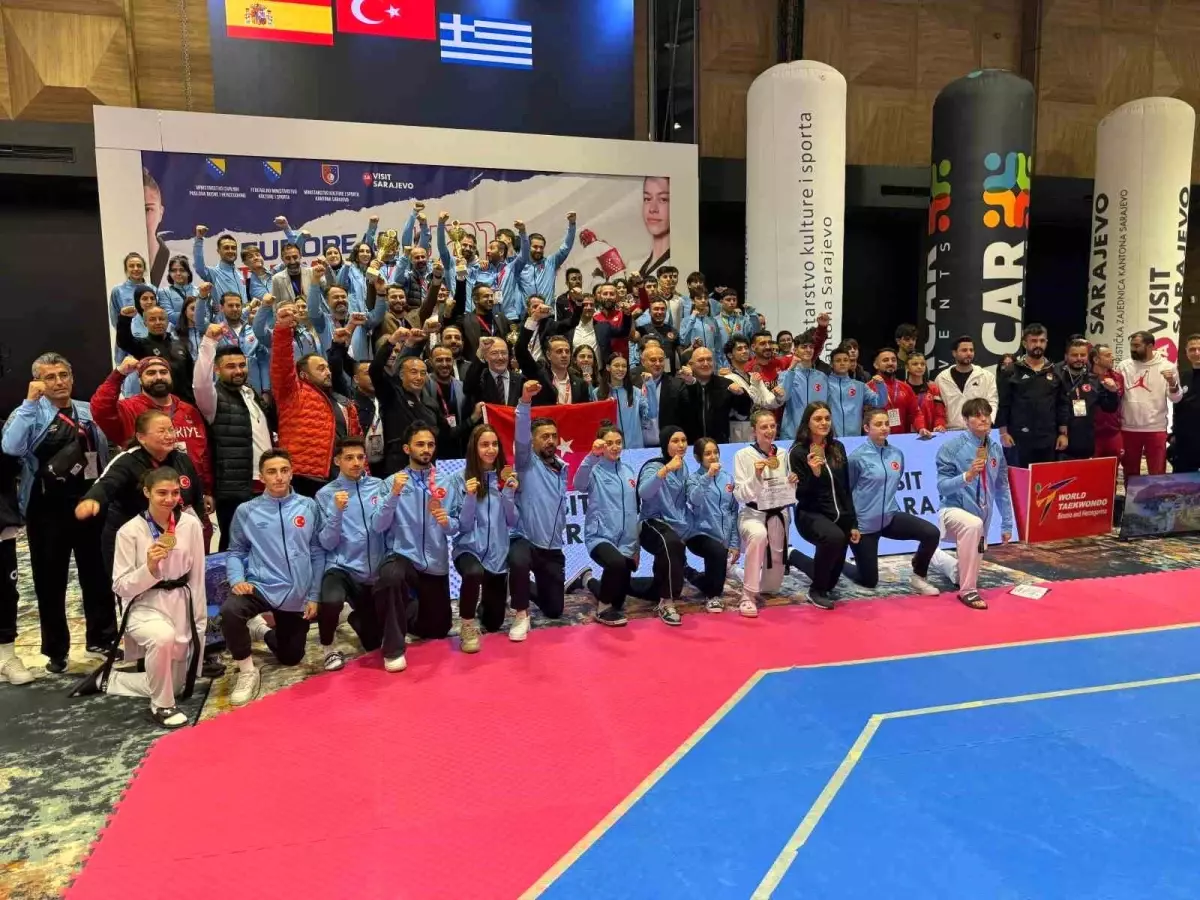 Türkiye Taekwondo’da Şampiyon!