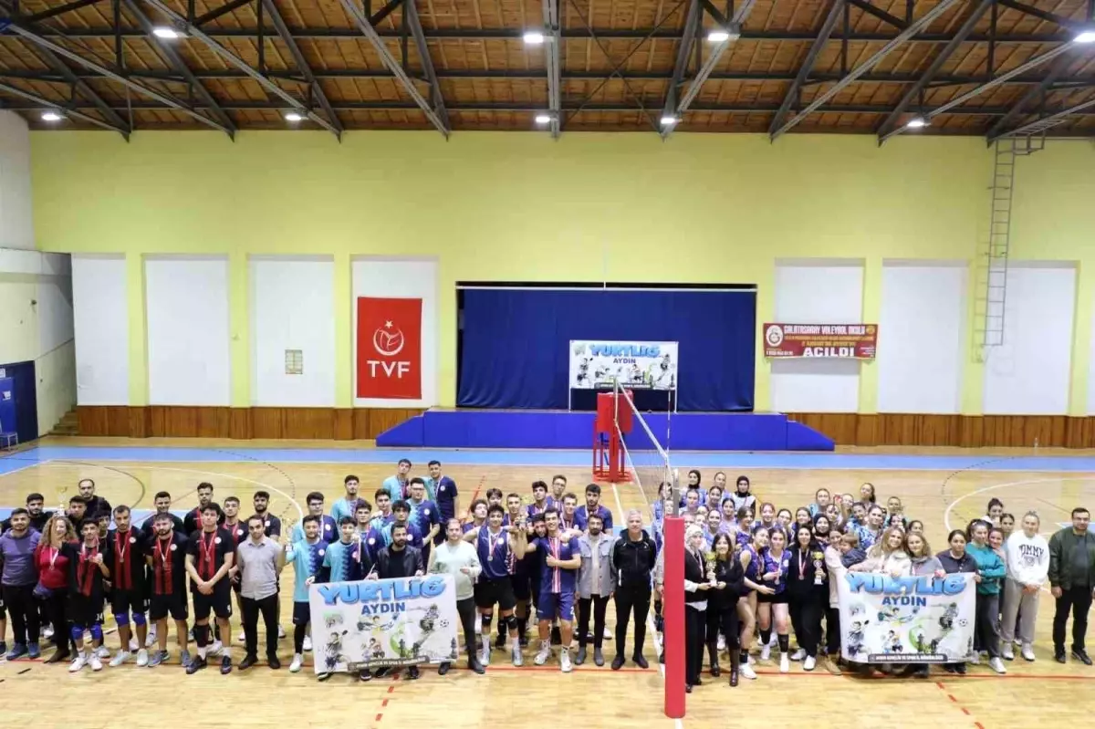 Aydın’da Voleybol Turnuvası Heyecanla Sona Erdi
