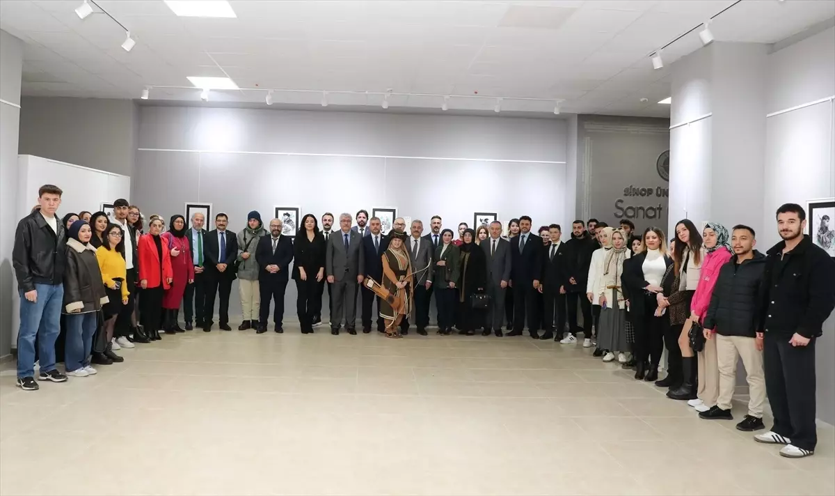 Gerze’de ‘Gökbörü’nün Alpleri’ Sergisi