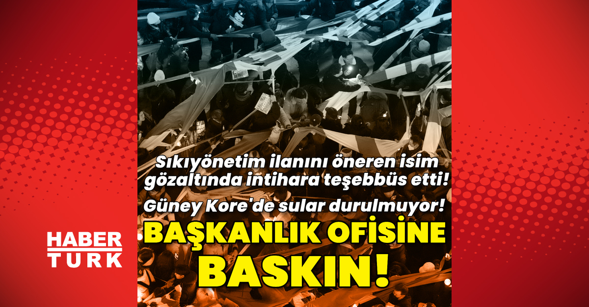 Güney Kore’de polis Devlet Başkanlığı Ofisine baskın düzenledi