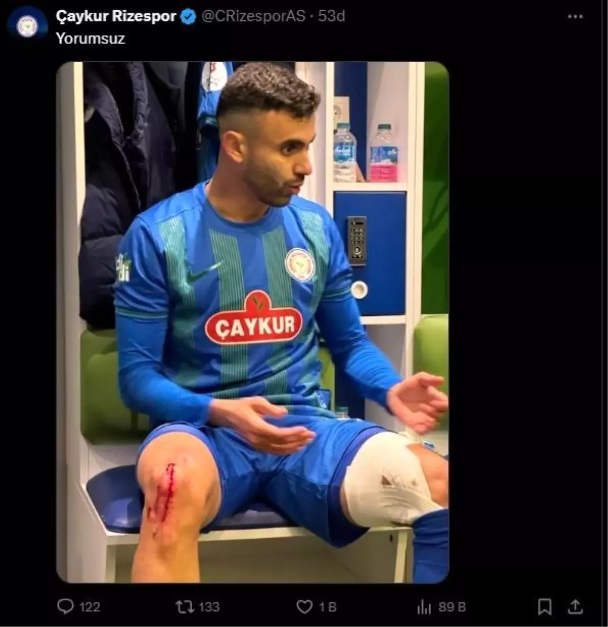 Rizespor’dan Ghezzal Paylaşımı