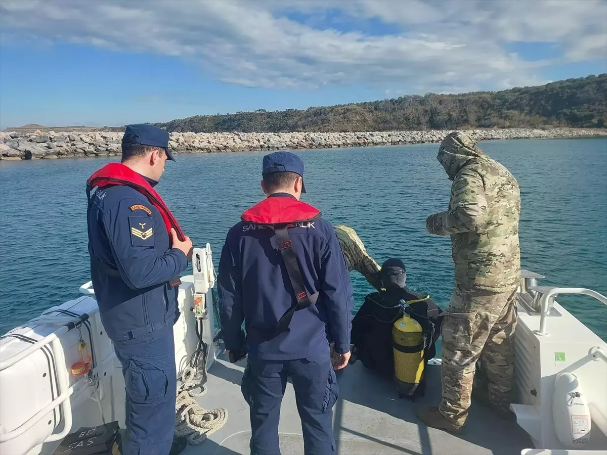 Ezine’de 110 Yıllık Deniz Mayını İmha Edildi