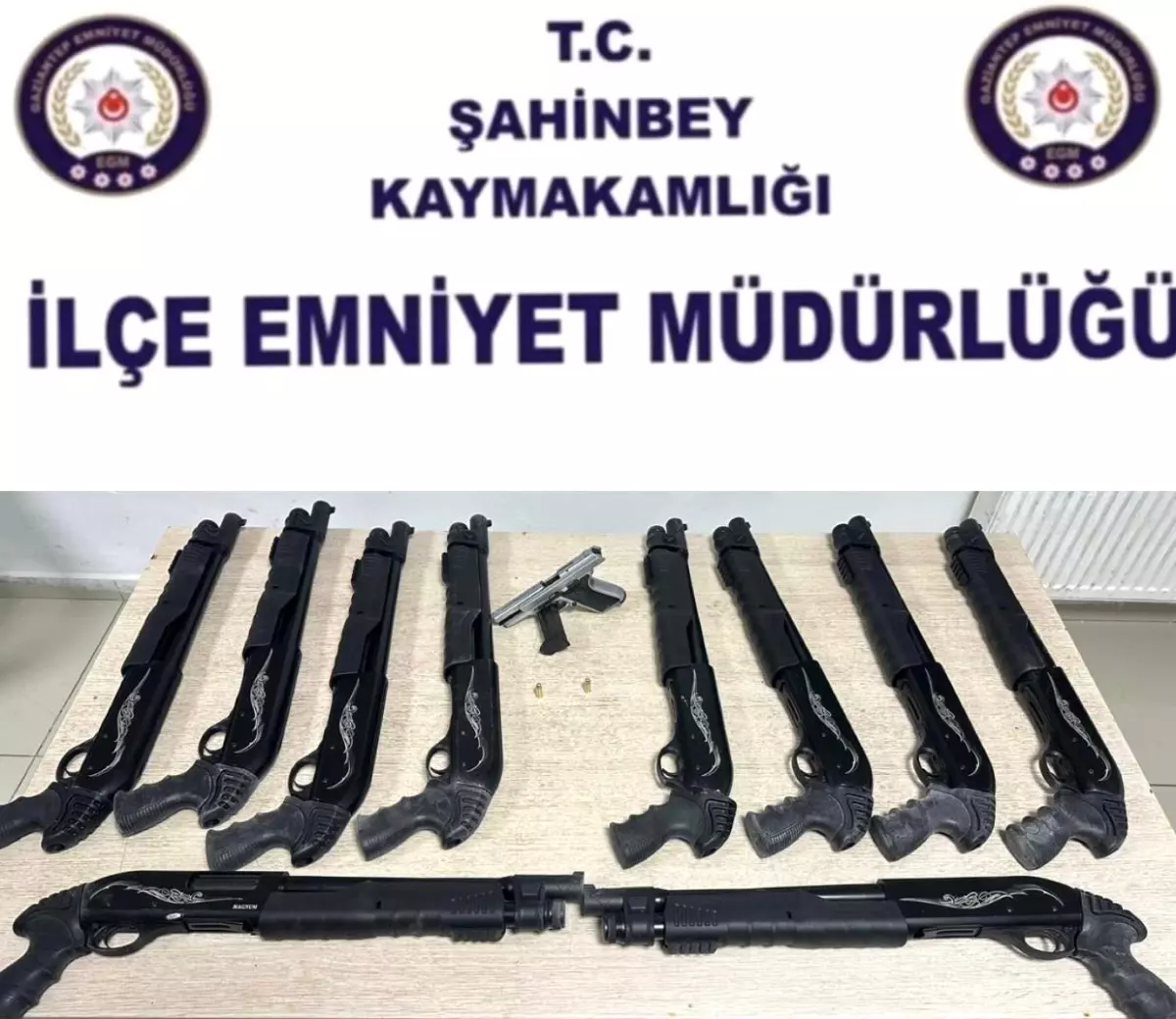 Gaziantep’te uyuşturucu ve silah operasyona: 2 gözaltı