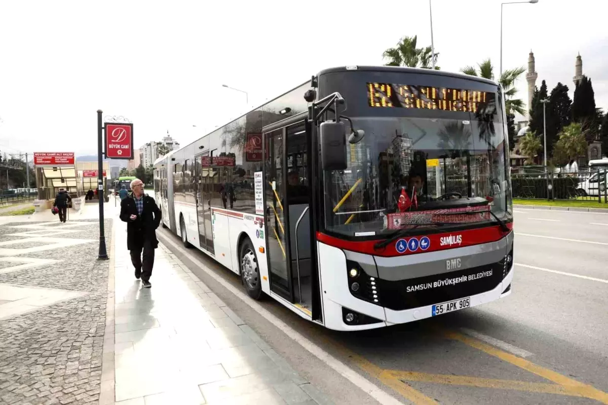 Samsun’da E2 Ekspres Otobüs Hattı Hizmete Açıldı