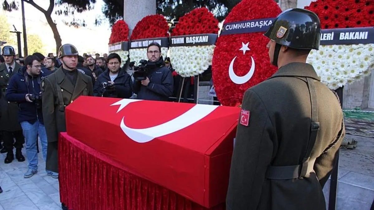 Şehit Piyade Komando Binbaşı Yetişen, son yolculuğuna uğurlandı