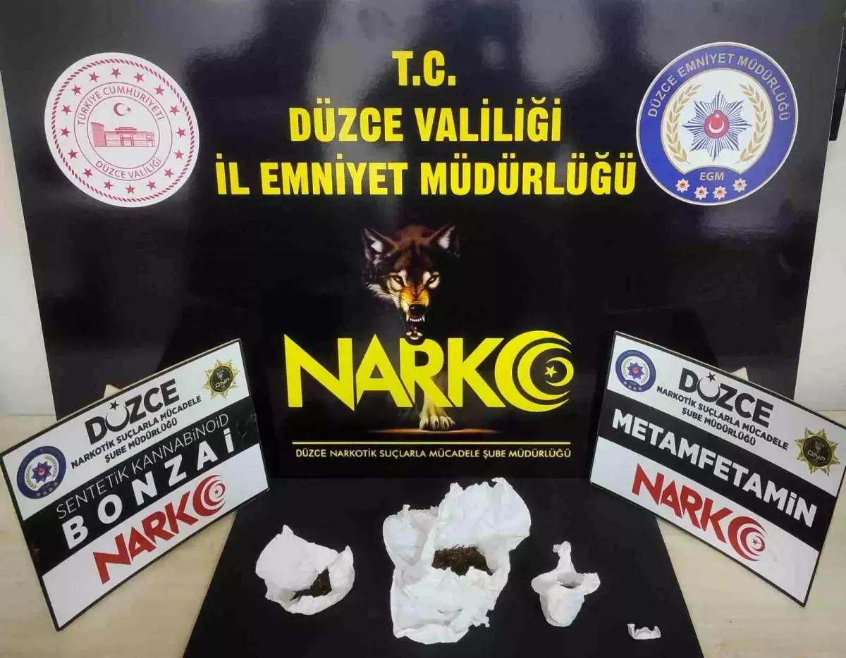 Düzce’de Uyuşturucu Operasyonu: 61 Gözaltı, 2 Tutuklama